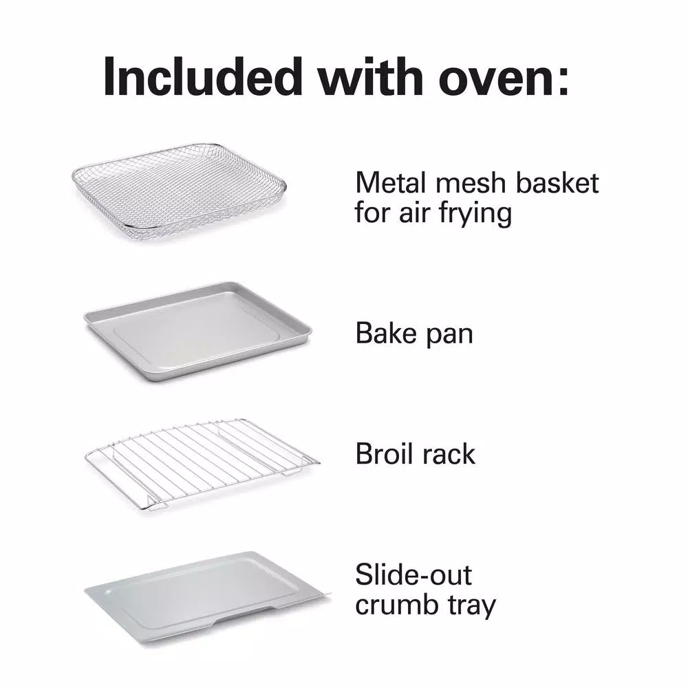 Toasters Hamilton Beach Sure Crisp 1120 W 4-Slice Stainless Steel Toaster Oven With Air Fry 8 Toasters Hamilton Beach Sure Crisp 1120 W 4-Slice Stainless Steel Toaster Oven With Air Fry - Image 6