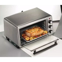 Toasters Hamilton Beach 1440-Watt 6-Slice Stainless Steel Toaster Oven -Dessert Makers Popular Store stainless steel hamilton beach toaster ovens 31411 31 1000