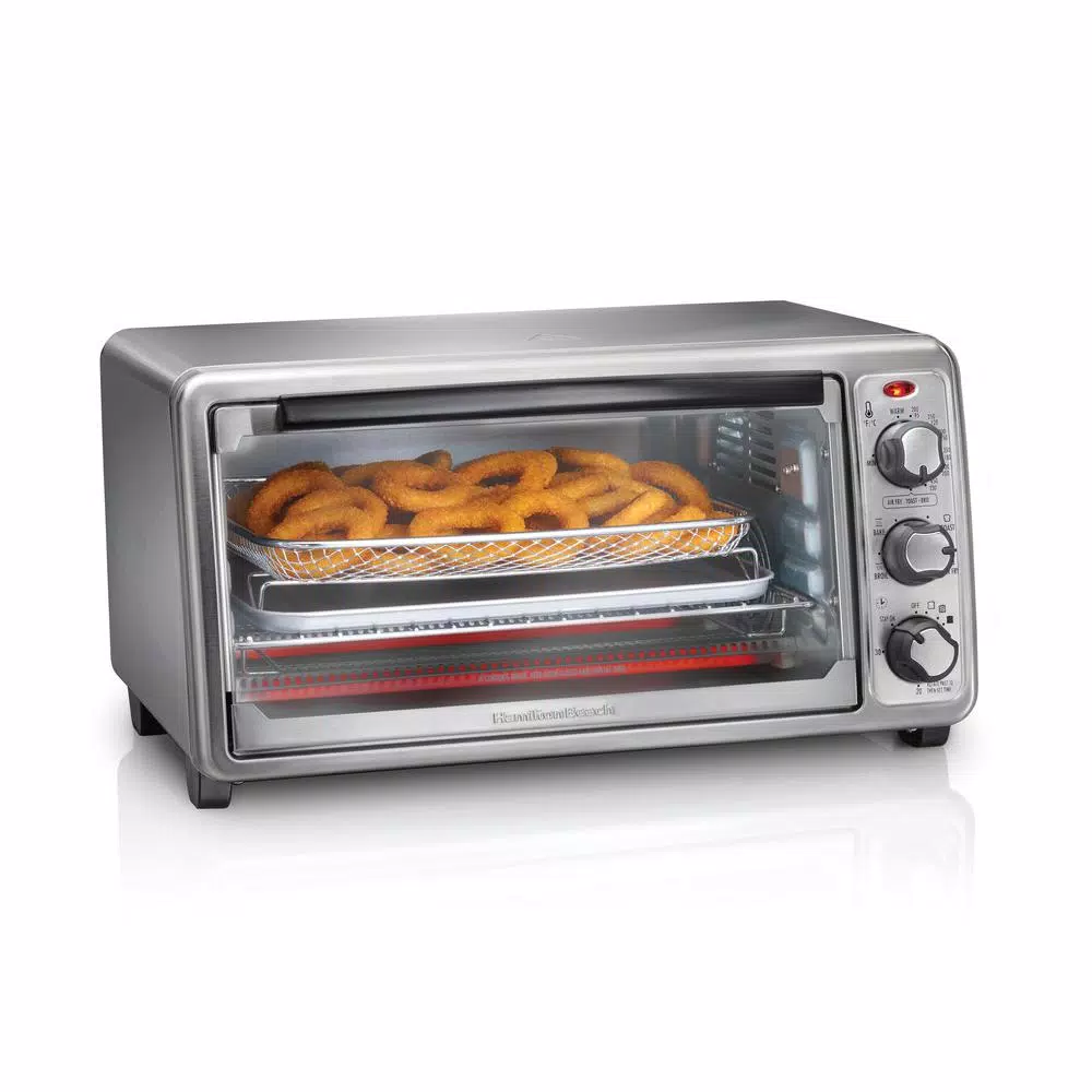 Toasters Hamilton Beach Sure Crisp 1440 W 6-Slice Stainless Steel Toaster Oven With Air Fry 5 Toasters Hamilton Beach Sure Crisp 1440 W 6-Slice Stainless Steel Toaster Oven With Air Fry - Image 3