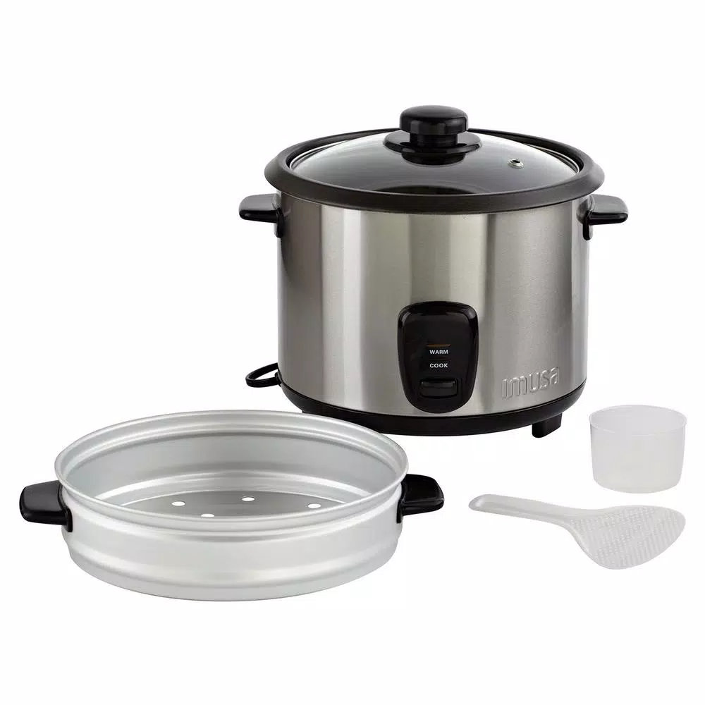 Cookers IMUSA 20-Cup Stainless Steel Rice Cooker With Non-Stick Interior 3 Cookers IMUSA 20-Cup Stainless Steel Rice Cooker With Non-Stick Interior