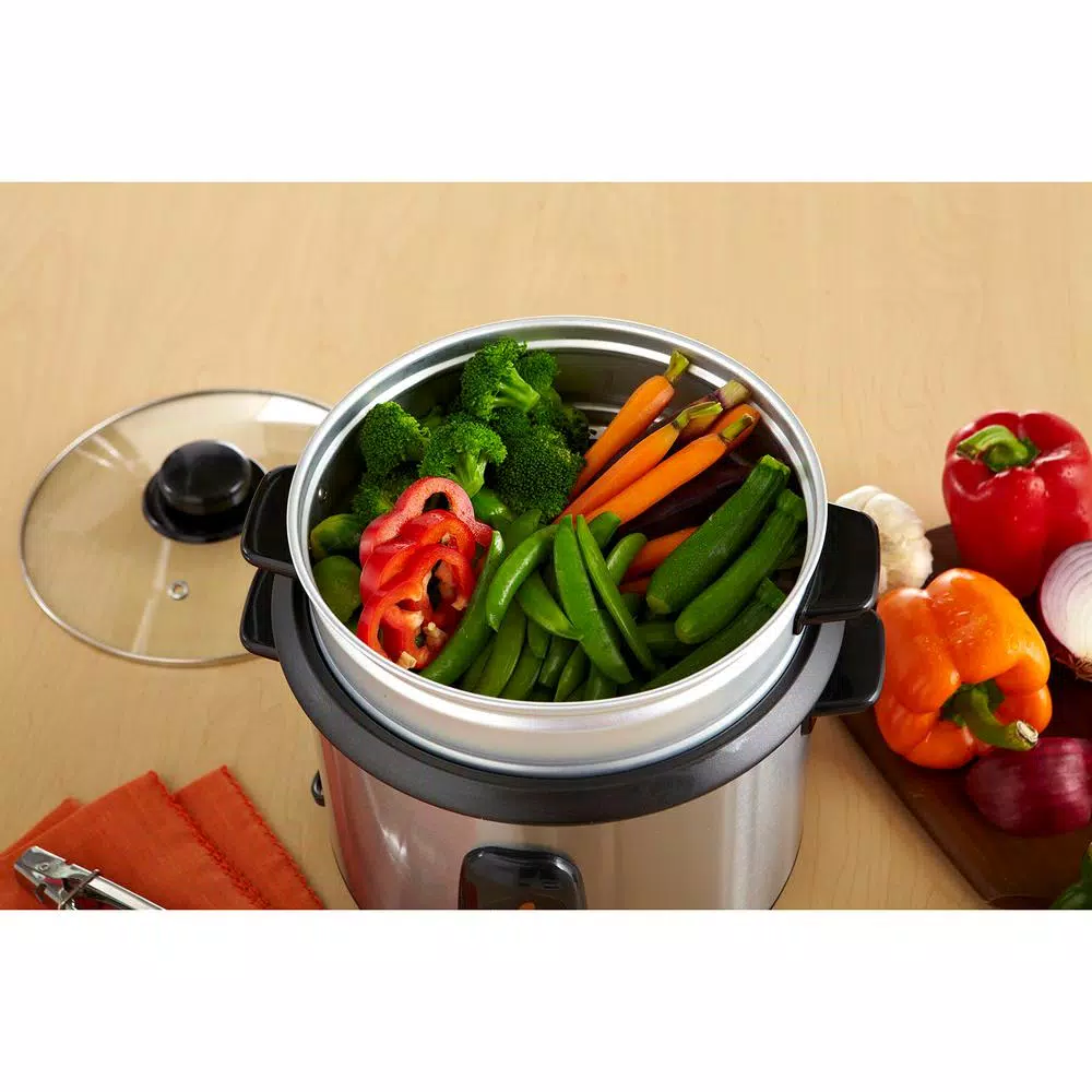 Cookers IMUSA 20-Cup Stainless Steel Rice Cooker With Non-Stick Interior 4 Cookers IMUSA 20-Cup Stainless Steel Rice Cooker With Non-Stick Interior - Image 2