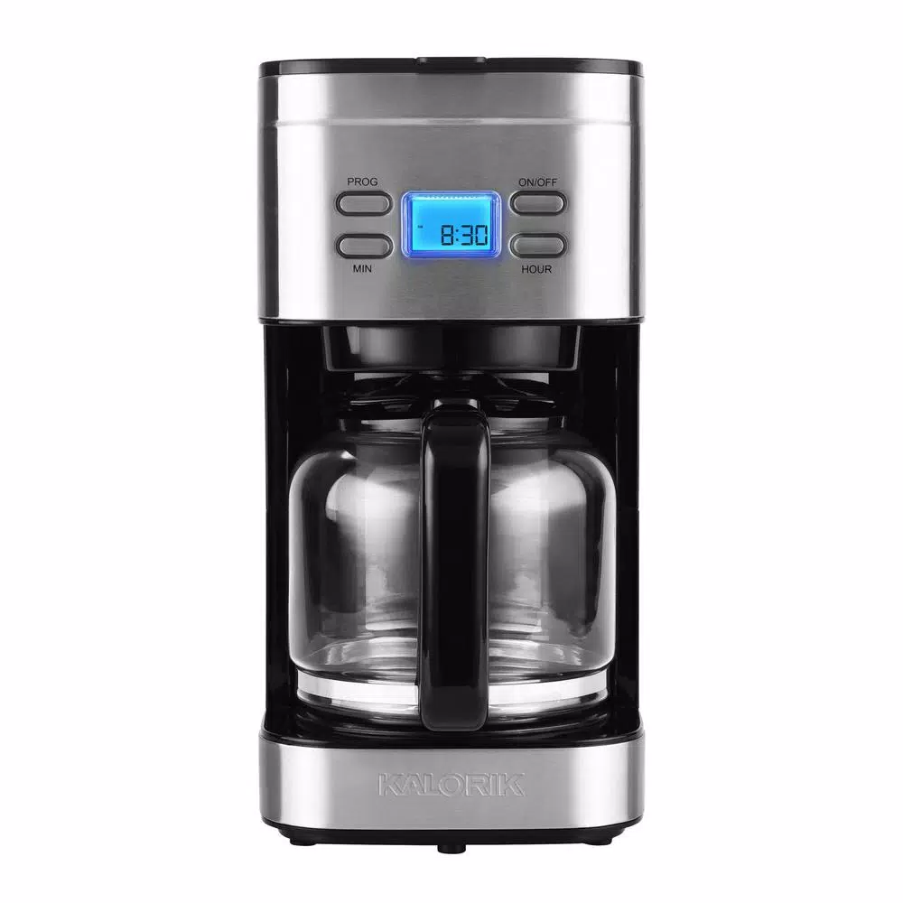 Coffee Makers KALORIK 12-Cup Stainless Steel Programmable Digital Coffee Maker 3 Coffee Makers KALORIK 12-Cup Stainless Steel Programmable Digital Coffee Maker