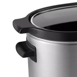 Cookers KitchenAid 6 Qt. Stainless Steel Slow Cooker With Glass Lid And Built-In Timer 8 Cookers KitchenAid 6 Qt. Stainless Steel Slow Cooker With Glass Lid And Built-In Timer -Dessert Makers Popular Store stainless steel kitchenaid slow cookers ksc6223ss 4f 1000 1