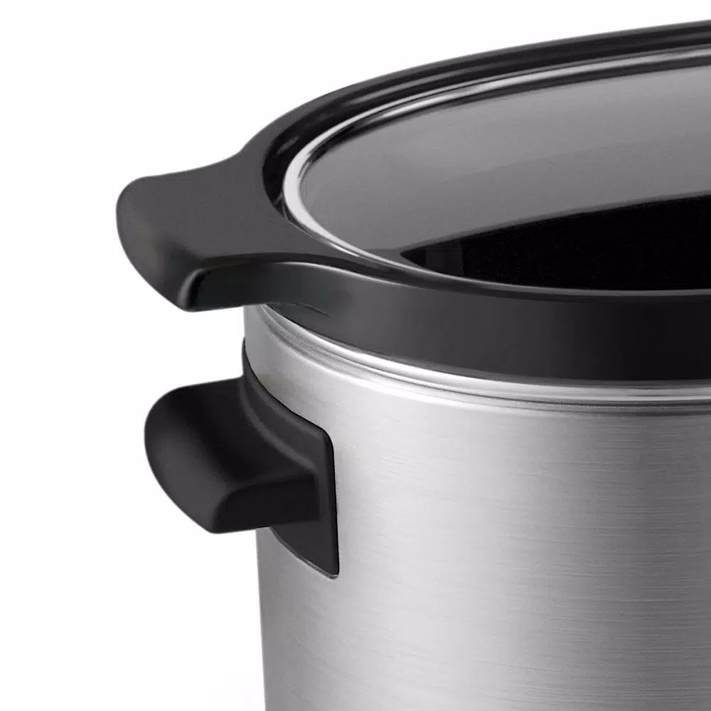 Cookers KitchenAid 6 Qt. Stainless Steel Slow Cooker With Glass Lid And Built-In Timer 5 Cookers KitchenAid 6 Qt. Stainless Steel Slow Cooker With Glass Lid And Built-In Timer - Image 3