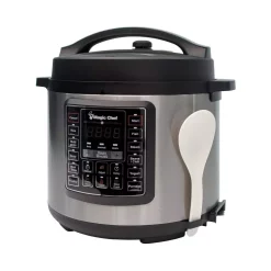 Cookers Magic Chef All-In-One 6 Qt. Stainless Steel Electric Multi-Cooker With Recipe Book 22 Cookers Magic Chef All-In-One 6 Qt. Stainless Steel Electric Multi-Cooker With Recipe Book -Dessert Makers Popular Store stainless steel magic chef multi cookers mcsmc10s7 d4 1000