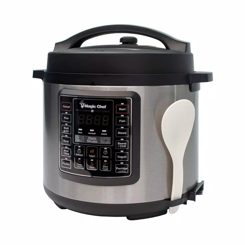 Cookers Magic Chef All-In-One 6 Qt. Stainless Steel Electric Multi-Cooker With Recipe Book 12 Cookers Magic Chef All-In-One 6 Qt. Stainless Steel Electric Multi-Cooker With Recipe Book - Image 10