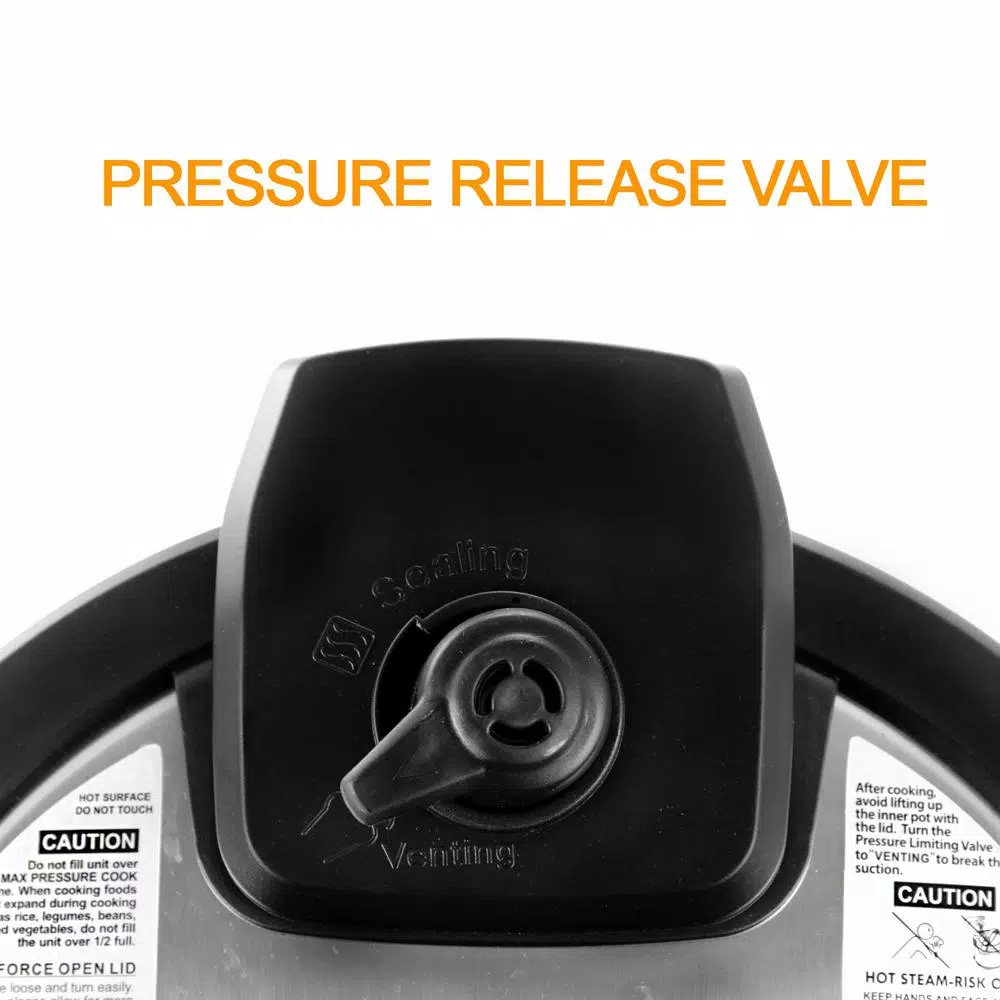 Cookers MegaChef 6 Qt. Stainless Steel Electric Pressure Cooker With Stainless Steel Pot 8 Cookers MegaChef 6 Qt. Stainless Steel Electric Pressure Cooker With Stainless Steel Pot - Image 6