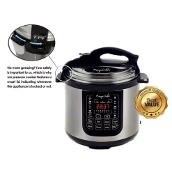 Cookers MegaChef 8 Qt. Stainless Steel Electric Pressure Cooker With Stainless Steel Pot 11 Cookers MegaChef 8 Qt. Stainless Steel Electric Pressure Cooker With Stainless Steel Pot -Dessert Makers Popular Store stainless steel megachef electric pressure cookers 98599676m a0 1000