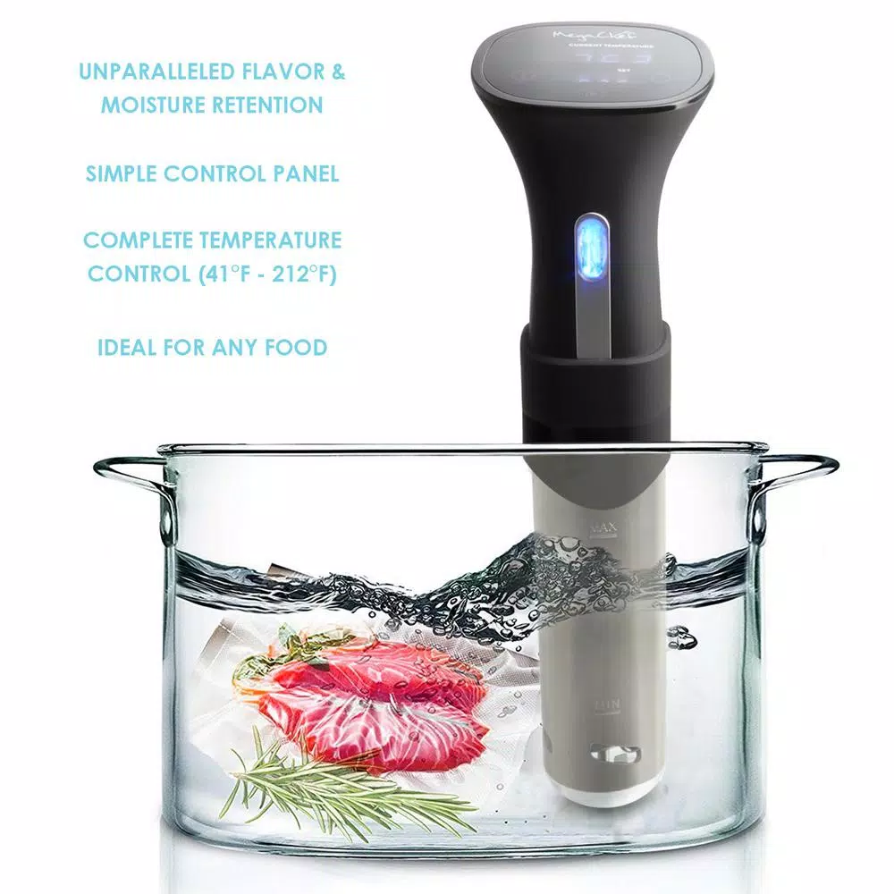 Cookers MegaChef Immersion Circulation Precision Stainless Steel Sous-Vide Cooker 8 Cookers MegaChef Immersion Circulation Precision Stainless Steel Sous-Vide Cooker - Image 6