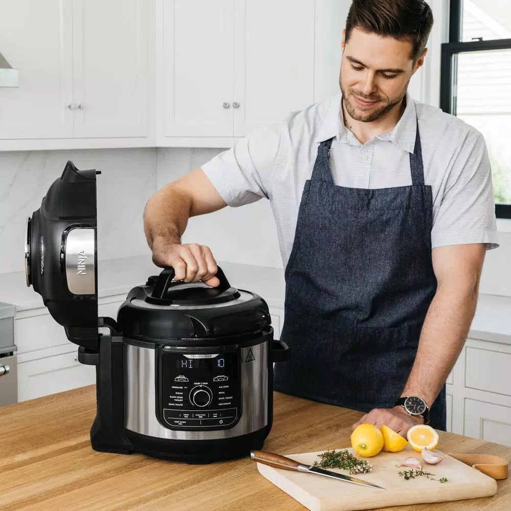 Cookers NINJA Foodi Deluxe 8 Qt. Black Electric Pressure Cooker And Air Fryer 5 Cookers NINJA Foodi Deluxe 8 Qt. Black Electric Pressure Cooker And Air Fryer - Image 3