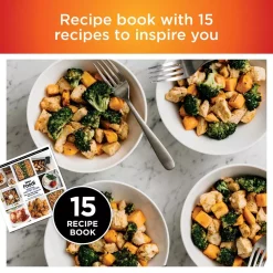 Toasters NINJA Stainless Steel Foodi Digital Air Fry Oven, Convection Oven, Toaster, Air Fryer, Flip-Away For Storage 14 Toasters NINJA Stainless Steel Foodi Digital Air Fry Oven, Convection Oven, Toaster, Air Fryer, Flip-Away For Storage -Dessert Makers Popular Store stainless steel ninja toaster ovens sp101 fa 1000