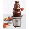 Dessert Makers Nostalgia 2 Lb. 3-Tier Chocolate Fondue Fountain -Dessert Makers Popular Store stainless steel nostalgia chocolate fountains cff 986 64 1000
