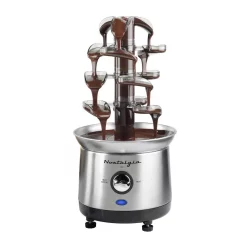 Dessert Makers Nostalgia 3-Tier Stainless Steel Cascading Fondue Fountain 16 Dessert Makers Nostalgia 3-Tier Stainless Steel Cascading Fondue Fountain -Dessert Makers Popular Store stainless steel nostalgia chocolate fountains cff1000 1f 1000