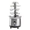 Dessert Makers Nostalgia 3-Tier Stainless Steel Cascading Fondue Fountain 1 Dessert Makers Nostalgia 3-Tier Stainless Steel Cascading Fondue Fountain -Dessert Makers Popular Store stainless steel nostalgia chocolate fountains cff1000 64 1000