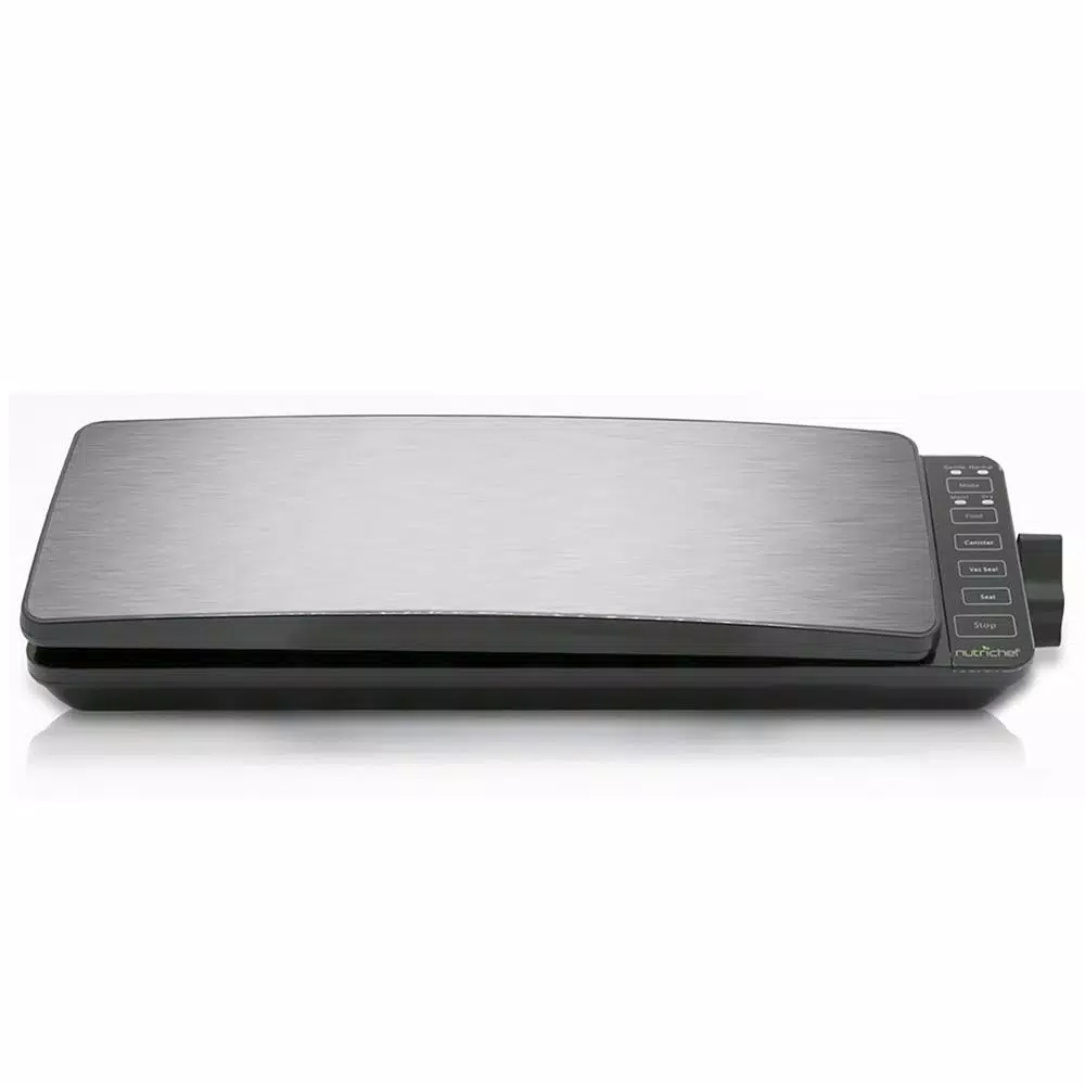 Food Processing NutriChef White With Reusable Vacuum Food Bags Stainless Steel Food Vacuum Sealer Electric Air Sealing Preserver System 3 Food Processing NutriChef White With Reusable Vacuum Food Bags Stainless Steel Food Vacuum Sealer Electric Air Sealing Preserver System