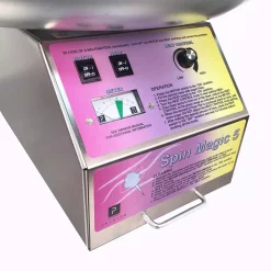 Dessert Makers Paragon Spin Magic 5 Stainless Steel Countertop Cotton Candy Machine -Dessert Makers Popular Store stainless steel paragon cotton candy machines 7150300 4f 1000
