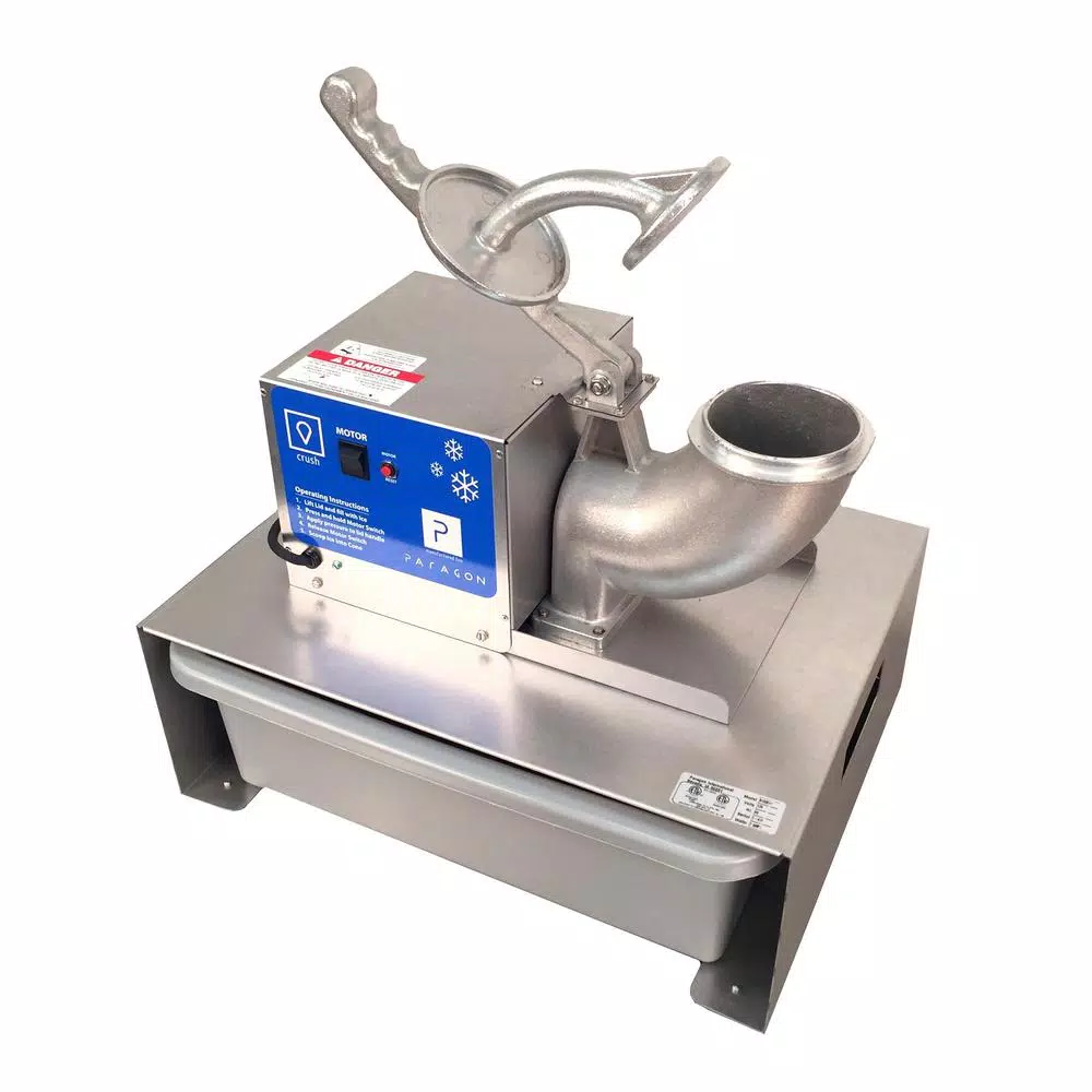 Dessert Makers Paragon Port-A-Blast 8000 Oz. Stainless Steel Snow Cone Machine Cart 5 Dessert Makers Paragon Port-A-Blast 8000 Oz. Stainless Steel Snow Cone Machine Cart - Image 3