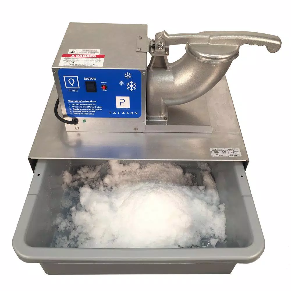 Dessert Makers Paragon Port-A-Blast 8000 Oz. Stainless Steel Snow Cone Machine Cart 4 Dessert Makers Paragon Port-A-Blast 8000 Oz. Stainless Steel Snow Cone Machine Cart - Image 2