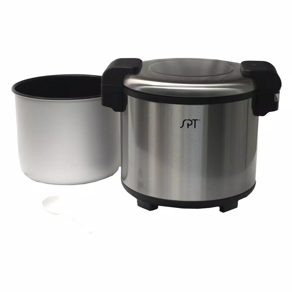 Cookers SPT 21.1 Qt. Stainless Steel Heavy Duty Rice Warmer (not A Cooker) 160 Cup (cooked Rice) 5 Cookers SPT 21.1 Qt. Stainless Steel Heavy Duty Rice Warmer (not A Cooker) 160 Cup (cooked Rice) - Image 3
