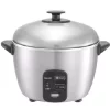 Cookers SPT 3-Cup Stainless Steel Rice Cooker 1 Cookers SPT 3-Cup Stainless Steel Rice Cooker -Dessert Makers Popular Store stainless steel stainless steel spt rice cookers sc 886 64 1000