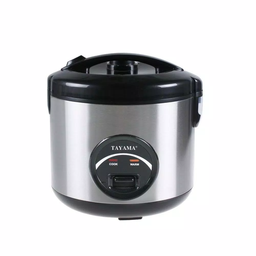 Cookers Tayama 10-Cups Stainless Steel Rice Cooker And Food Steamer 3 Cookers Tayama 10-Cups Stainless Steel Rice Cooker And Food Steamer