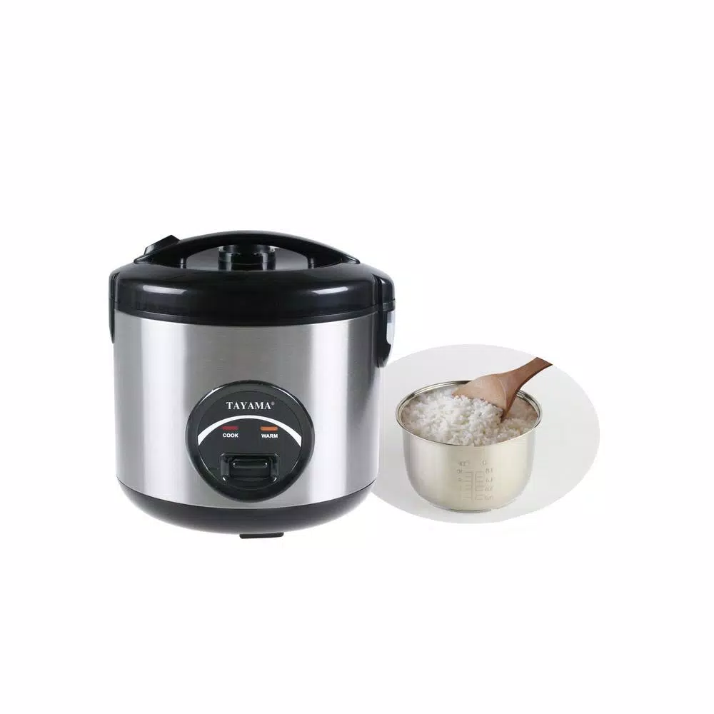 Cookers Tayama 10-Cups Stainless Steel Rice Cooker And Food Steamer 4 Cookers Tayama 10-Cups Stainless Steel Rice Cooker And Food Steamer - Image 2