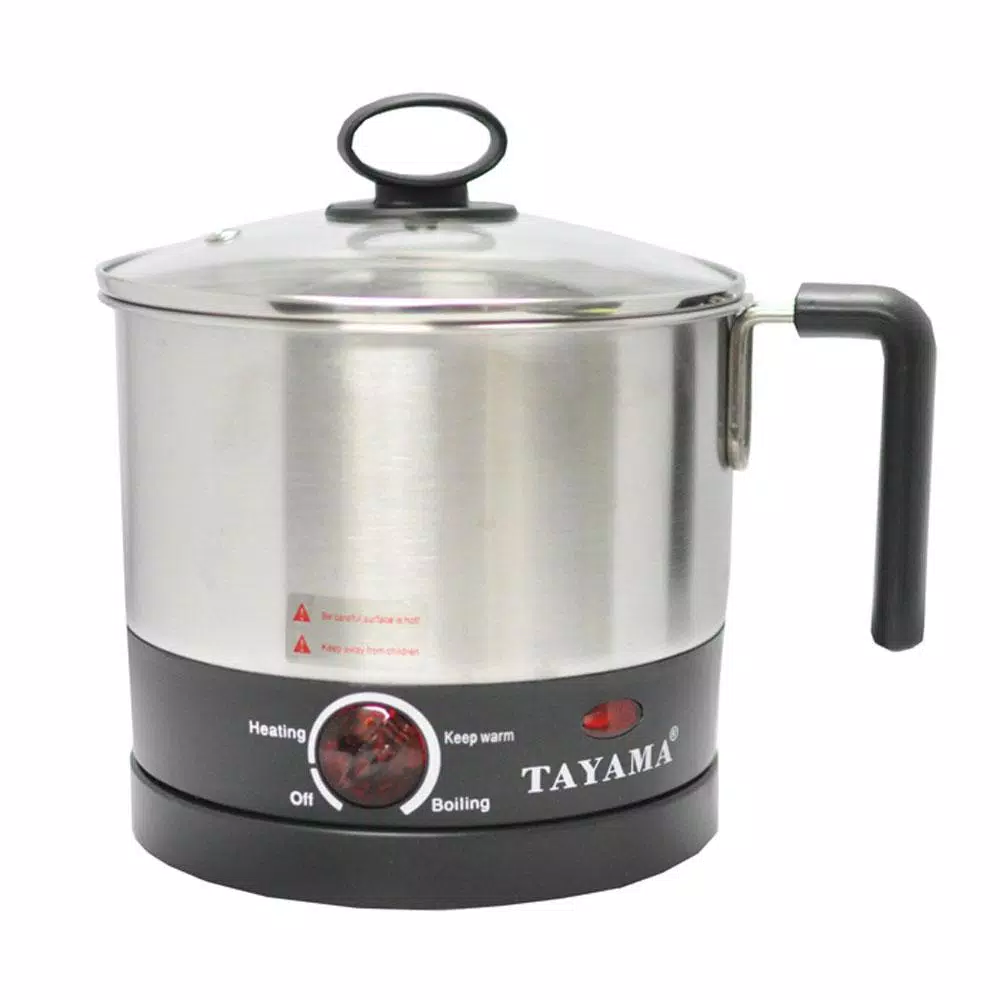 Cookers Tayama 1 Qt. Stainless Steel Slow Cooker With Temperature Settings And Glass Lid 3 Cookers Tayama 1 Qt. Stainless Steel Slow Cooker With Temperature Settings And Glass Lid