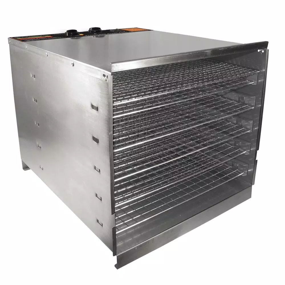 Food Processing Weston Pro 1000 Stainless Steel 10-Tray Food Dehydrator 4 Food Processing Weston Pro 1000 Stainless Steel 10-Tray Food Dehydrator - Image 2