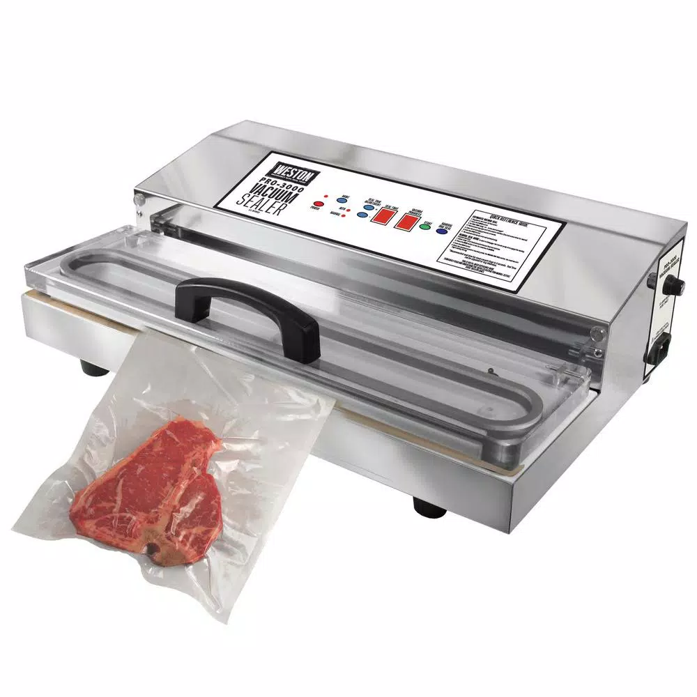 Food Processing Weston Pro-3000 Stainless Steel Food Vacuum Sealer 2 Food Processing Weston Pro-3000 Stainless Steel Food Vacuum Sealer