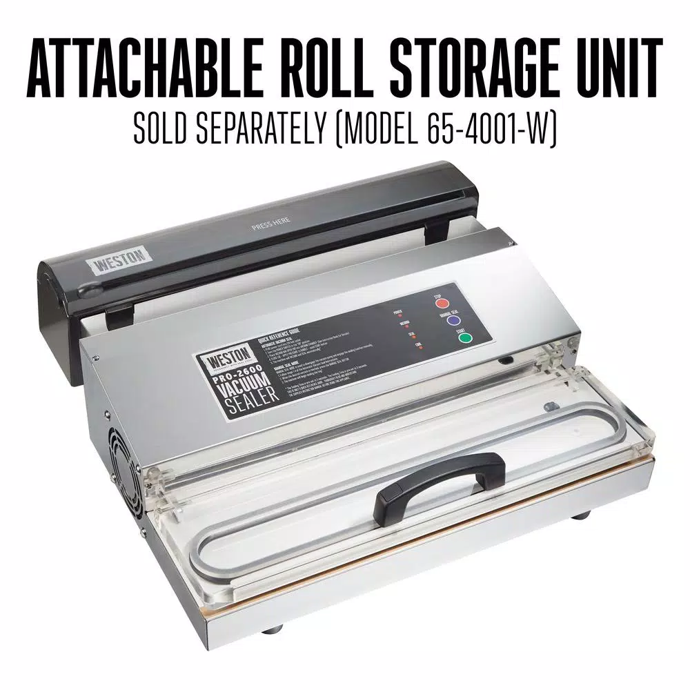 Food Processing Weston Pro 2600 Stainless Steel Food Vacuum Sealer 9 Food Processing Weston Pro 2600 Stainless Steel Food Vacuum Sealer - Image 7