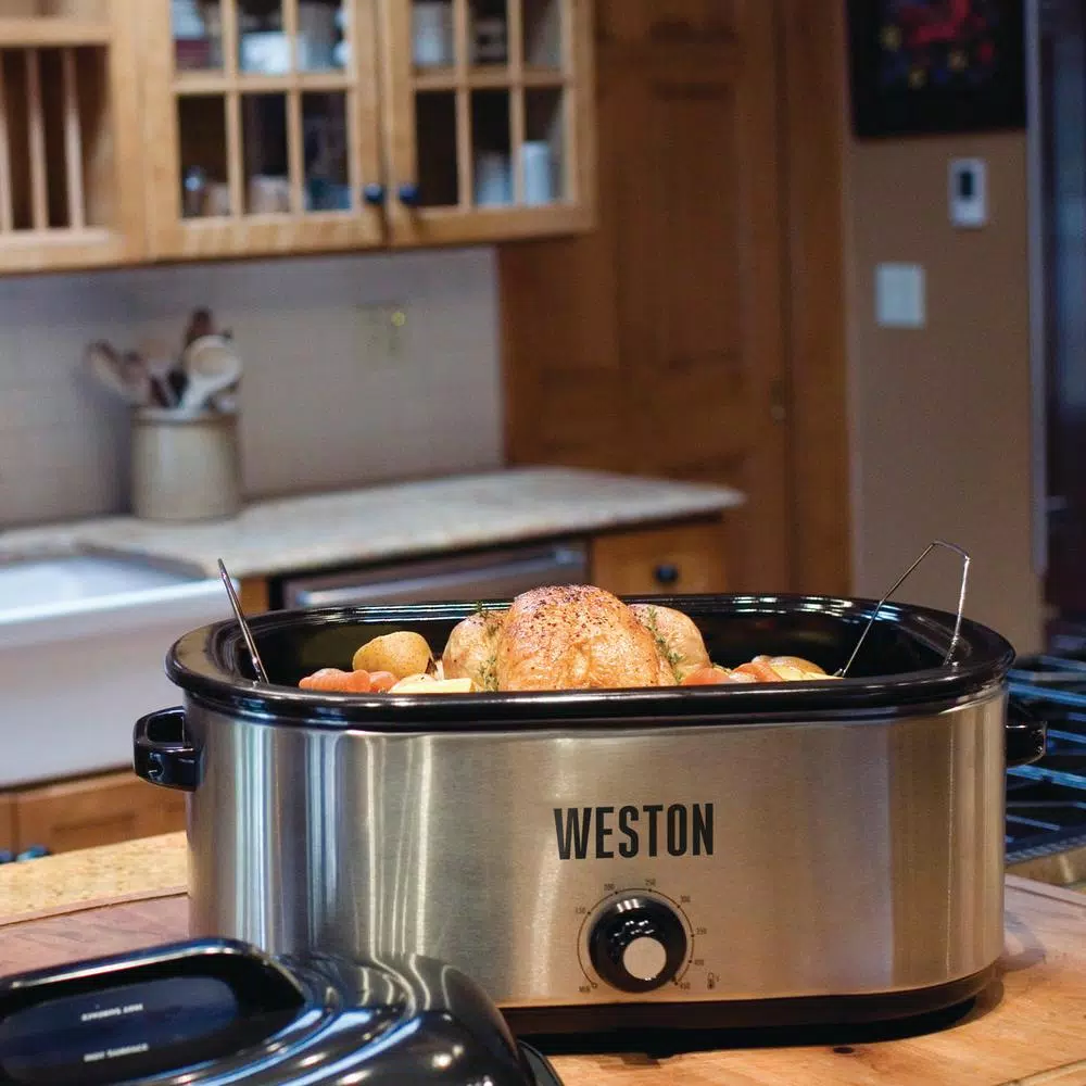 Cookers Weston 22 Qt. Stainless Steel Roaster Oven 7 Cookers Weston 22 Qt. Stainless Steel Roaster Oven - Image 5