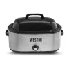 Cookers Weston 22 Qt. Stainless Steel Roaster Oven 1 Cookers Weston 22 Qt. Stainless Steel Roaster Oven -Dessert Makers Popular Store stainless steel weston slow cookers 03 4100 w 64 1000