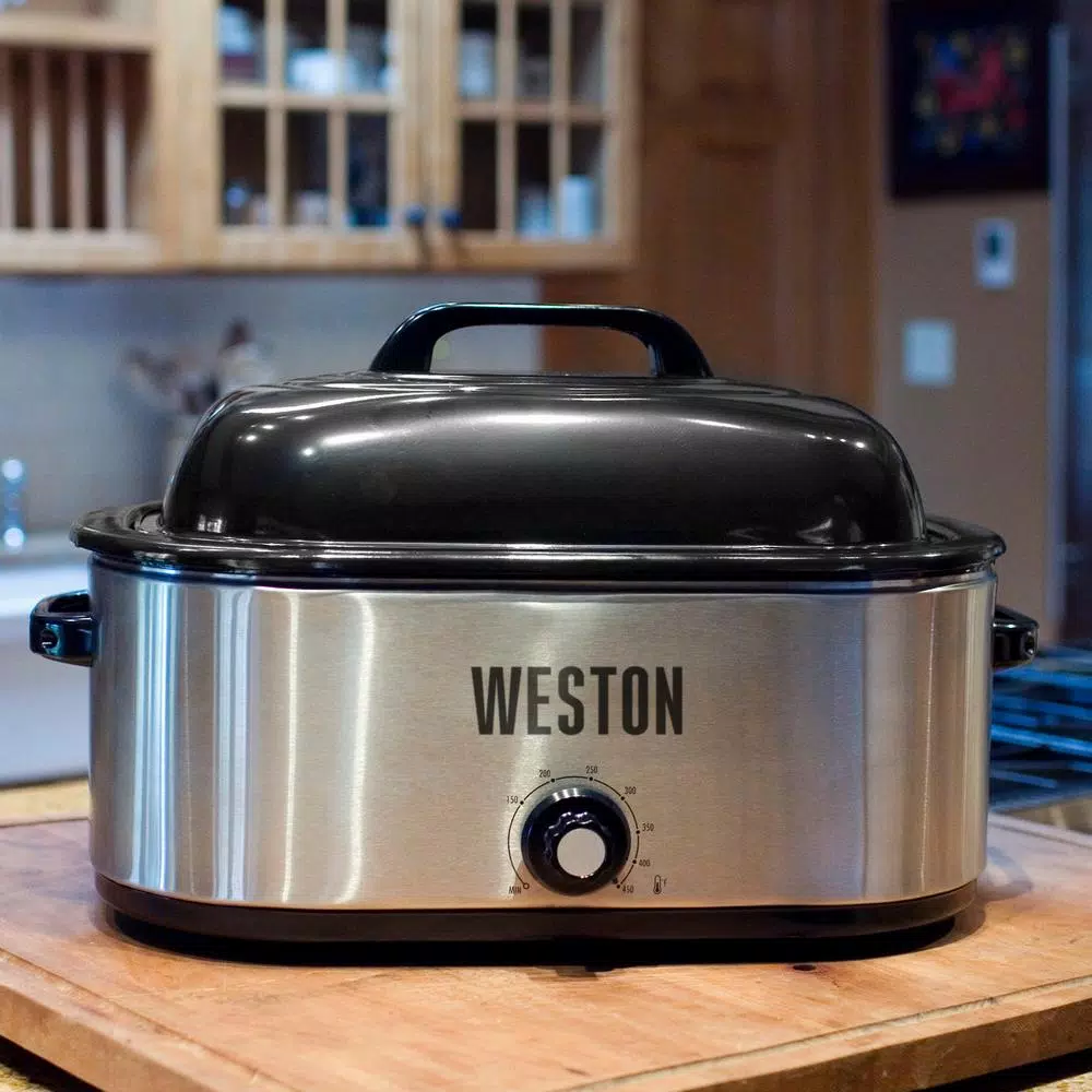 Cookers Weston 22 Qt. Stainless Steel Roaster Oven 8 Cookers Weston 22 Qt. Stainless Steel Roaster Oven - Image 6