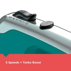 Mixers BLACK+DECKER Helix Performance Premium 5-Speed Mixer Teal Hand Mixer -Dessert Makers Popular Store teal black decker hand mixers mx600t c3 1000