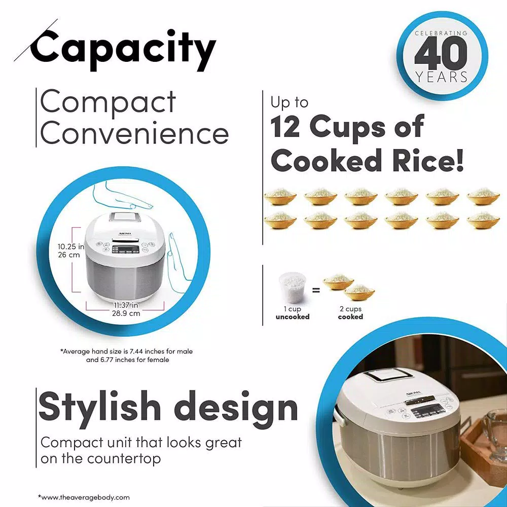 Cookers AROMA 3 Qt. White Electric Multicooker 7 Cookers AROMA 3 Qt. White Electric Multicooker - Image 5