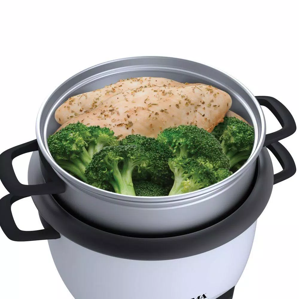 Cookers AROMA Pot-Style 6-Cup White Rice Cooker 5 Cookers AROMA Pot-Style 6-Cup White Rice Cooker - Image 3