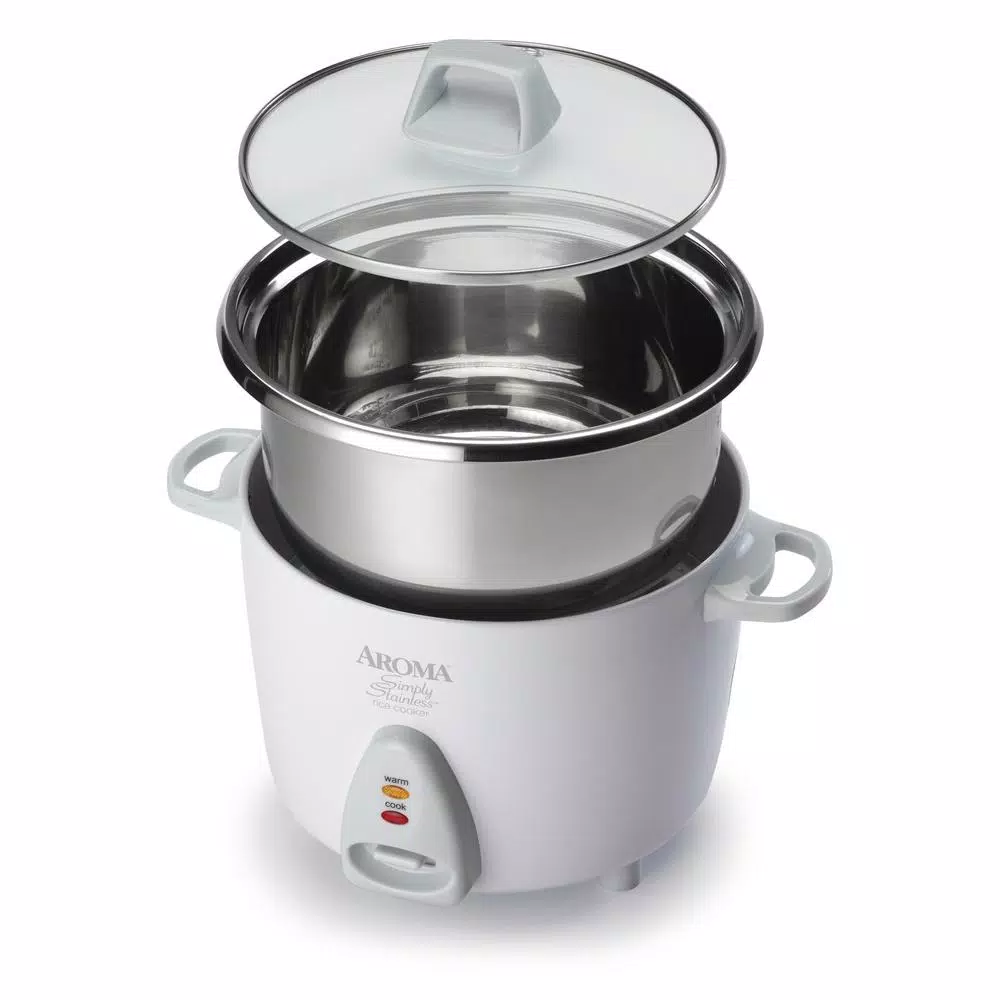 Cookers AROMA 14-Cup Rice Cooker In White 5 Cookers AROMA 14-Cup Rice Cooker In White - Image 3