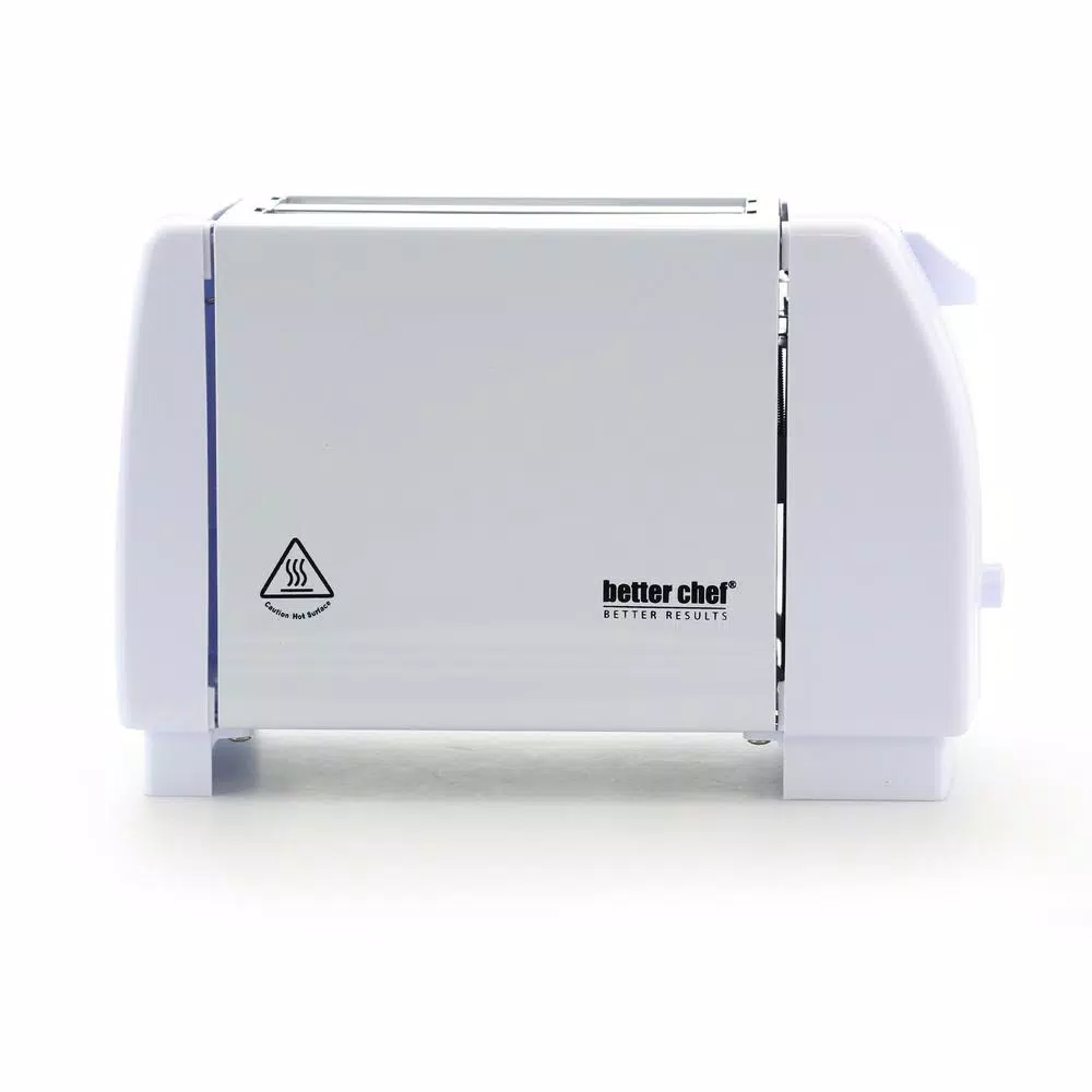 Toasters Better Chef 2-Slice White Wide Slot Toaster 7 Toasters Better Chef 2-Slice White Wide Slot Toaster - Image 5