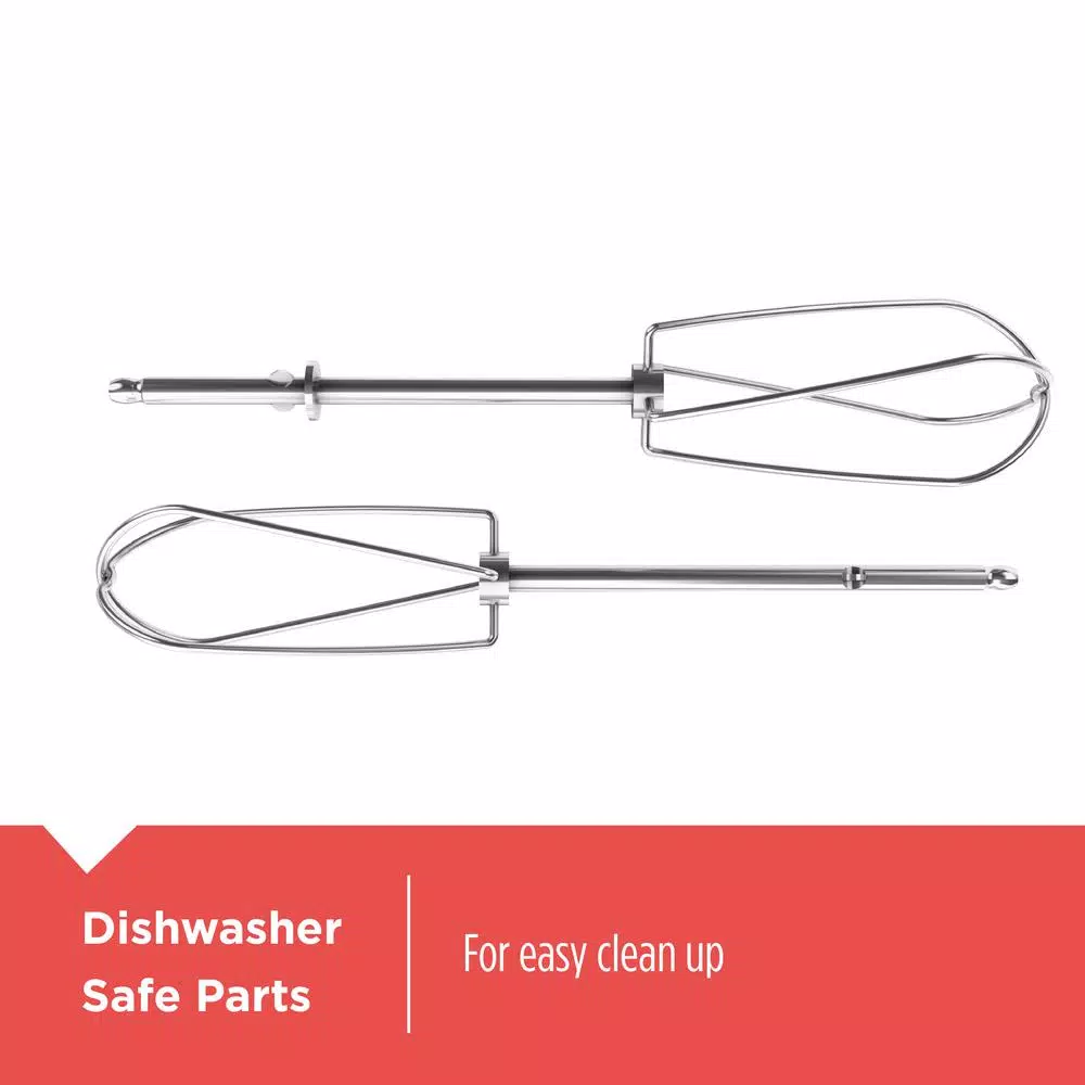 Mixers BLACK+DECKER 5-Speed White Hand Mixer 11 Mixers BLACK+DECKER 5-Speed White Hand Mixer - Image 9