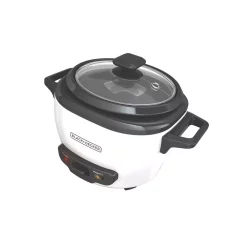 Cookers BLACK+DECKER 3-Cup White Rice Cooker With Steaming Basket And Non-Stick Pot -Dessert Makers Popular Store white black decker rice cookers rc503 a0 1000