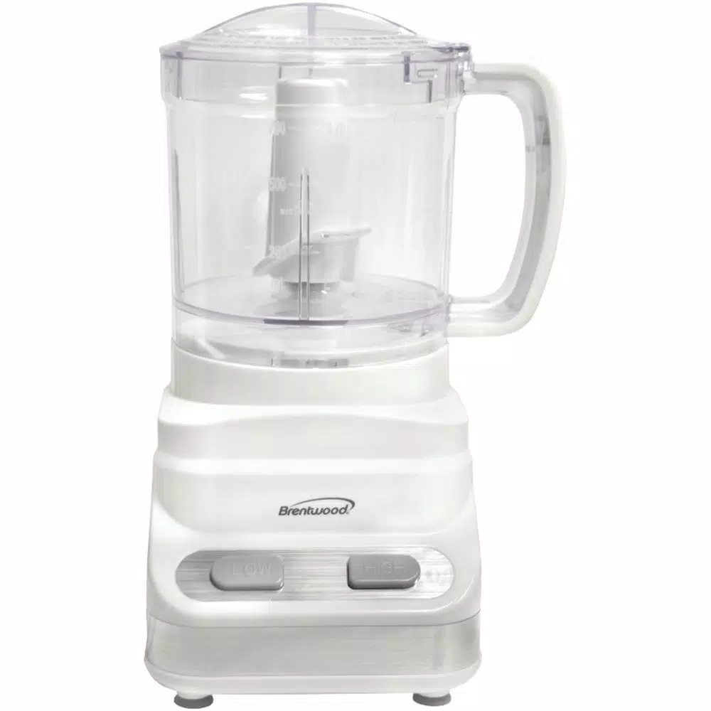 Food Processing Brentwood Appliances 3-Cup 2-Speed White Food Processor 3 Food Processing Brentwood Appliances 3-Cup 2-Speed White Food Processor