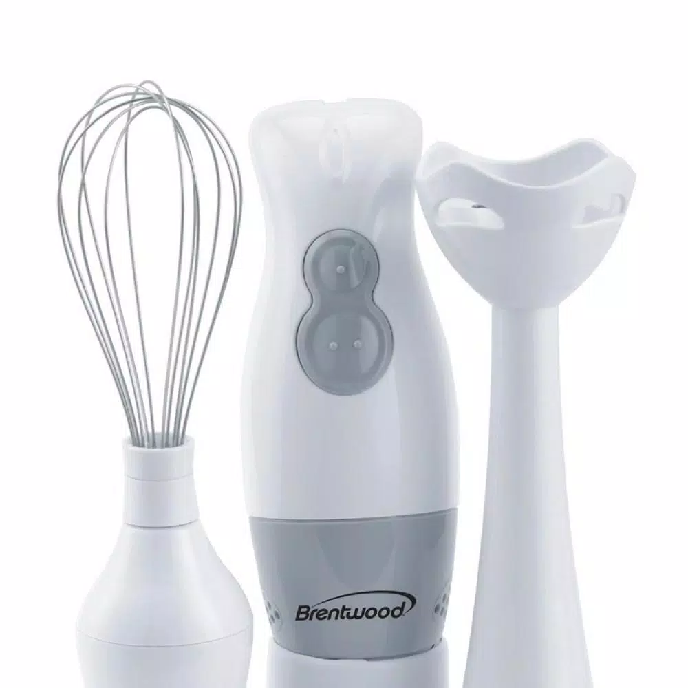 Mixers Brentwood Appliances 2-Speed White Hand Mixer Blender And Food Processor With Balloon Whisk 9 Mixers Brentwood Appliances 2-Speed White Hand Mixer Blender And Food Processor With Balloon Whisk - Image 7