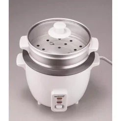 Cookers Brentwood Appliances 5-Cup White Rice Cooker With Food Steamer -Dessert Makers Popular Store white brentwood appliances rice cookers ts 600s 31 1000