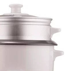 Cookers Brentwood Appliances 5-Cup White Rice Cooker With Food Steamer -Dessert Makers Popular Store white brentwood appliances rice cookers ts 600s 4f 1000