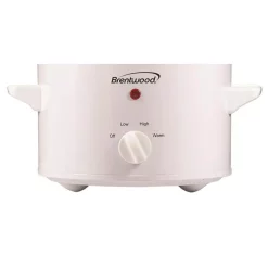 Cookers Brentwood Appliances 1.5 Qt. White Slow Cooker 14 Cookers Brentwood Appliances 1.5 Qt. White Slow Cooker -Dessert Makers Popular Store white brentwood appliances slow cookers sc 115w 1f 1000