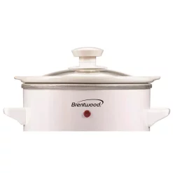 Cookers Brentwood Appliances 1.5 Qt. White Slow Cooker 13 Cookers Brentwood Appliances 1.5 Qt. White Slow Cooker -Dessert Makers Popular Store white brentwood appliances slow cookers sc 115w 4f 1000