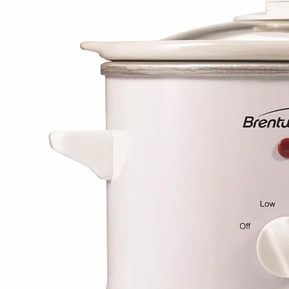 Cookers Brentwood Appliances 1.5 Qt. White Slow Cooker 4 Cookers Brentwood Appliances 1.5 Qt. White Slow Cooker - Image 2