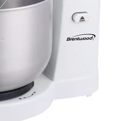 Mixers Brentwood Appliances 3 Qt. 5-Speed White With Stainless Steel Mixing Bowl Stand Mixer 15 Mixers Brentwood Appliances 3 Qt. 5-Speed White With Stainless Steel Mixing Bowl Stand Mixer -Dessert Makers Popular Store white brentwood appliances stand mixers sm 1162w fa 1000