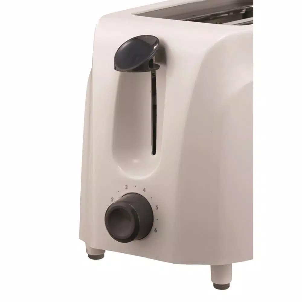 Toasters Brentwood 2-Slice White Toaster With Cool-Touch Exterior 6 Toasters Brentwood 2-Slice White Toaster With Cool-Touch Exterior - Image 4