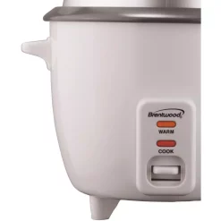 Cookers Brentwood 8-Cup White Rice Cooker -Dessert Makers Popular Store white brentwood rice cookers ts 180s 1f 1000
